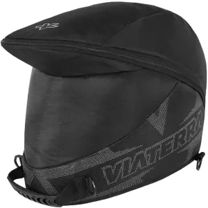 ViaTerra ADV Helmet Bag (Black Grey) I Avoid Scratches & Dirt on Helmet Visor I for Safe Carry & Storage of Off Road Helmets I Lined with Foam Padding