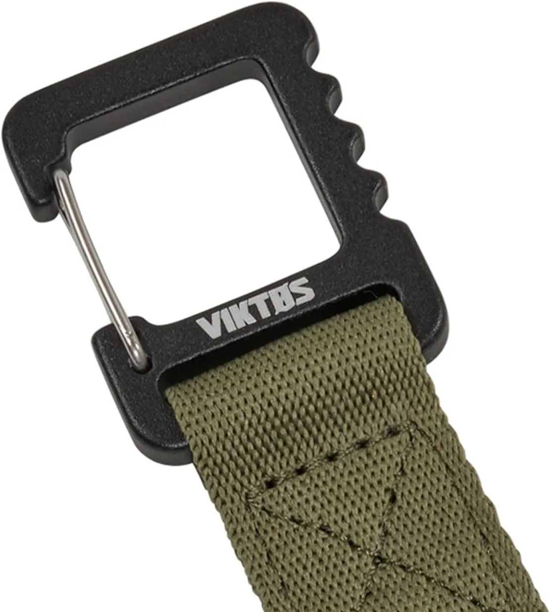 VIKTOS Double Springlock Tactical Durable EDC Molle Accessories 1" Webbing Keychain with Aluminum Spring-Loaded Hooks