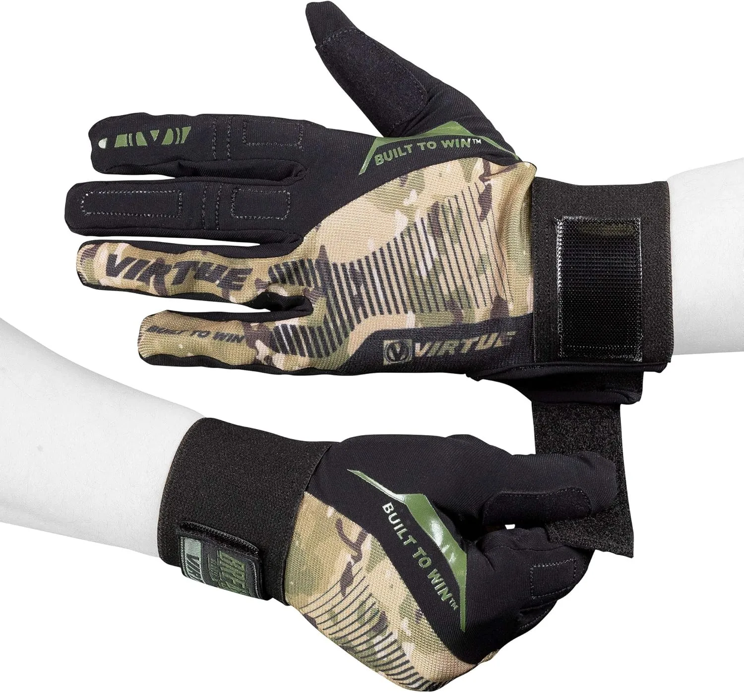 VIRTUE Breakout Gloves - Multi-Sport Ripstop Full Finger Paintball Gloves