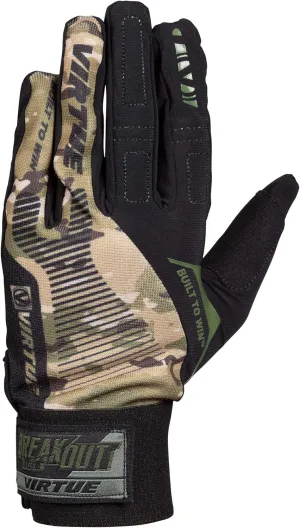 VIRTUE Breakout Gloves - Multi-Sport Ripstop Full Finger Paintball Gloves