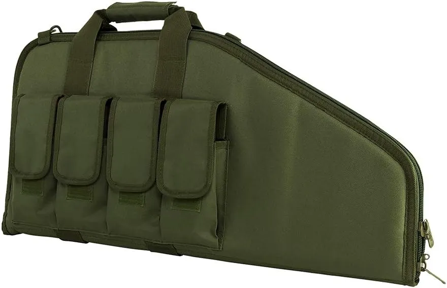 VISM by NcSTAR Full Size Rifle Pistol CASE (2907 Style)/Green
