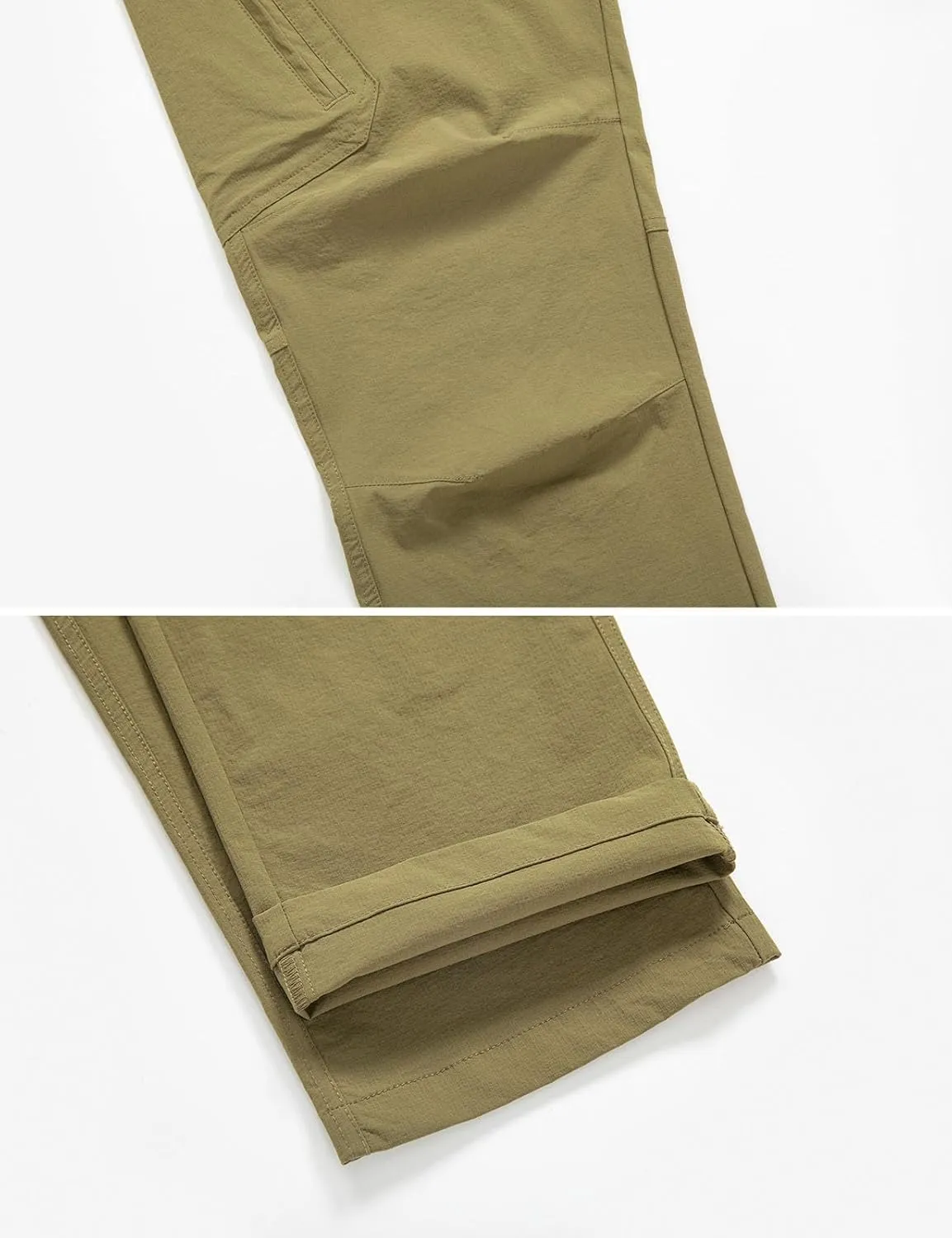 wantdo Men's Hiking Pants Lightweight Quick Dry Waterproof Breathable Tactical Cargo Pants for Outdoor Fishing Travel