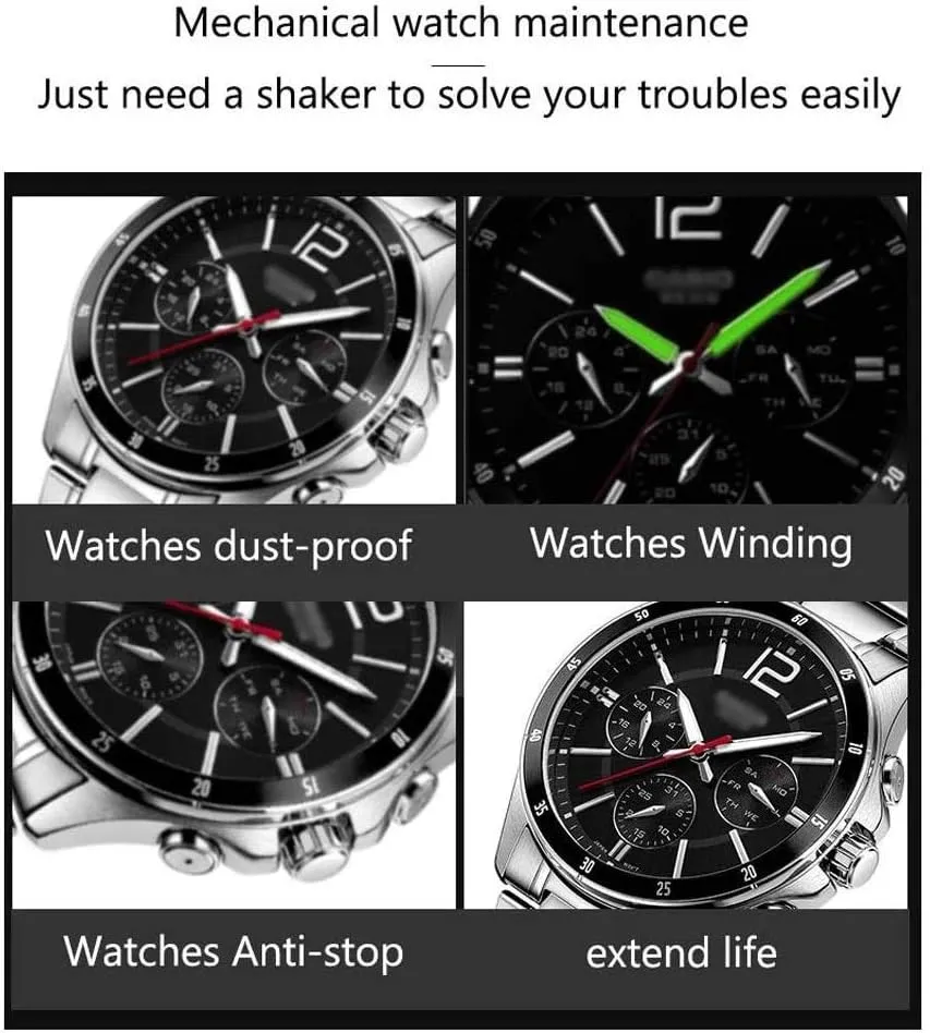 Watch Winder for 8 Watches   12 Storage LED Light Wood Shell Piano Varnish Exterior, Leather Interior, Extremely Quiet Engine Watch Winder Display Watch Box Storage
