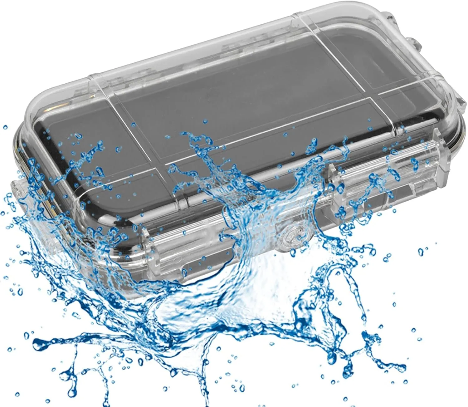 WaterproofStorage Case, WaterproofBox, Shockproof Drybox, Outdoor Sports Survival Equipment Sealed Box, for Boat, Kayak, and Camping, Outdoor Gear Storage