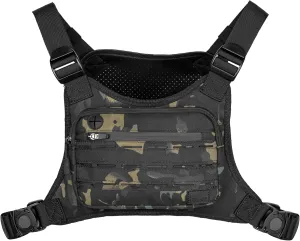 WOLF TACTICAL Chest Pack Running Chest Bag for Men Chest Holster Running Vest Chest Rig Fanny Pack Running Bag