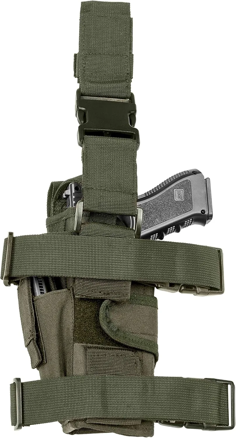 WOLF TACTICAL Drop Leg Holster for 9mm Thigh Holster for Men Leg Holster for Pistols Drop Holster Leg Strap Airsoft Holster