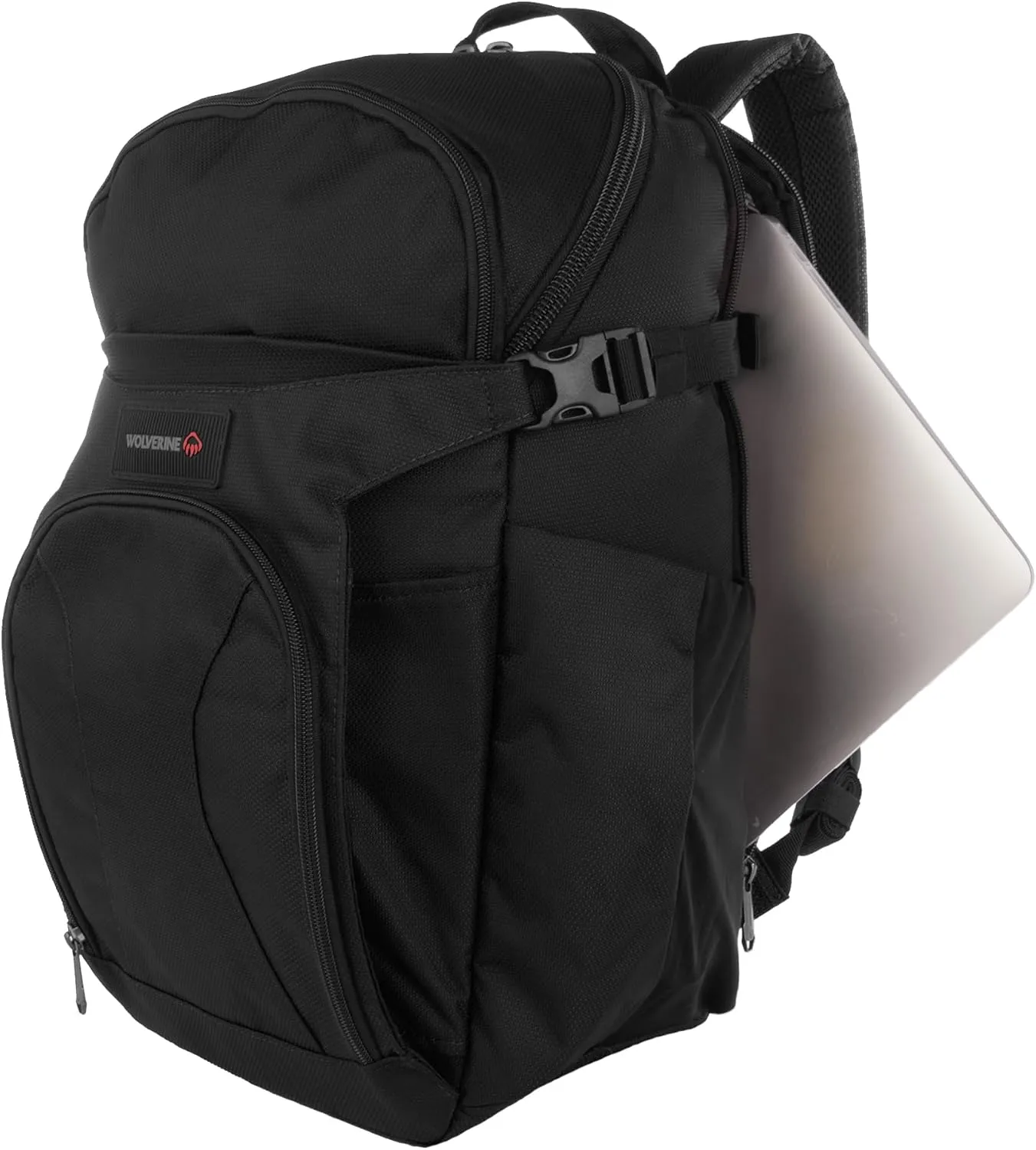 WOLVERINE 33L Backpack with Large Main, Laptop Compartment and Cooling Straps, Cargo Pro-Black