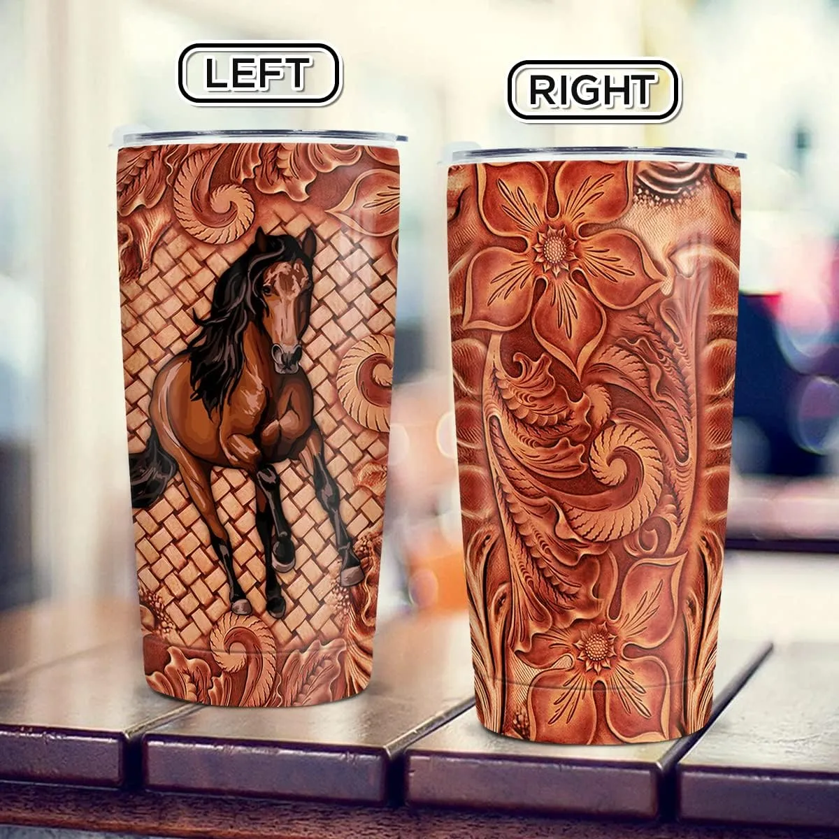 wowcugi Horse Tumbler 20oz Gifts For Women Stainless Steel Insulated Tumblers Cup With Lid Equestrian Gifts For Girls Horses Gift Birthday Christmas