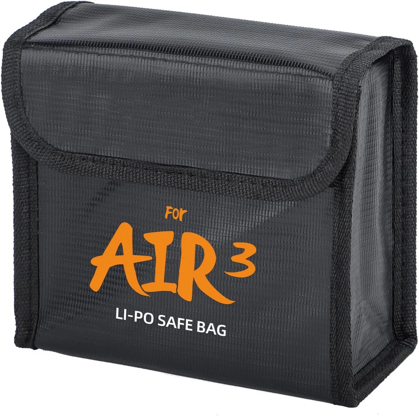 XBERSTAR Battery Bag, Fireproof Explosion-Proof Lipo Battery Safe Bag Sleeve Lipo Battery Guard Pouch Sack Charge Protection Bags For DJI Air 3 Drone (Three battery bag For DJI Air 3)