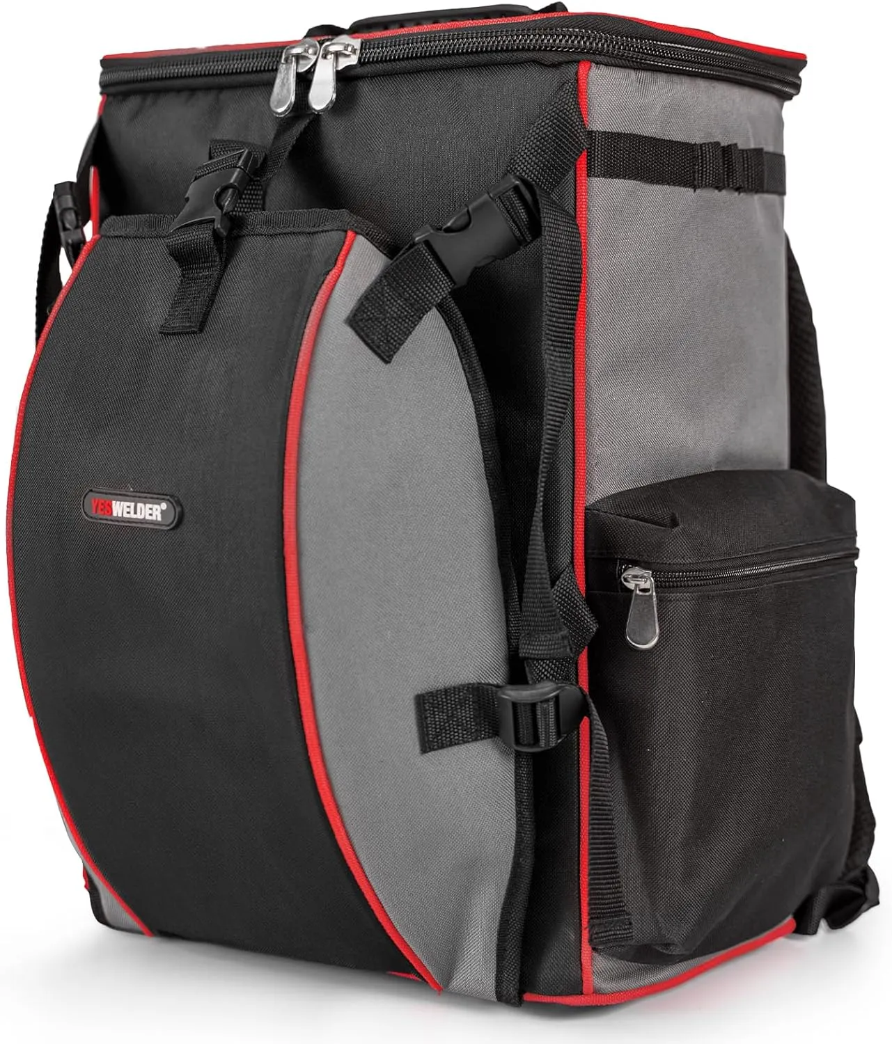 YESWELDER Welding Backpack Extreme Gear Pack with Helmetcatch (Holds Welding Helmet, Jacket, Gloves, Tools, etc.) All-in-One Heavy Duty Welder Bag