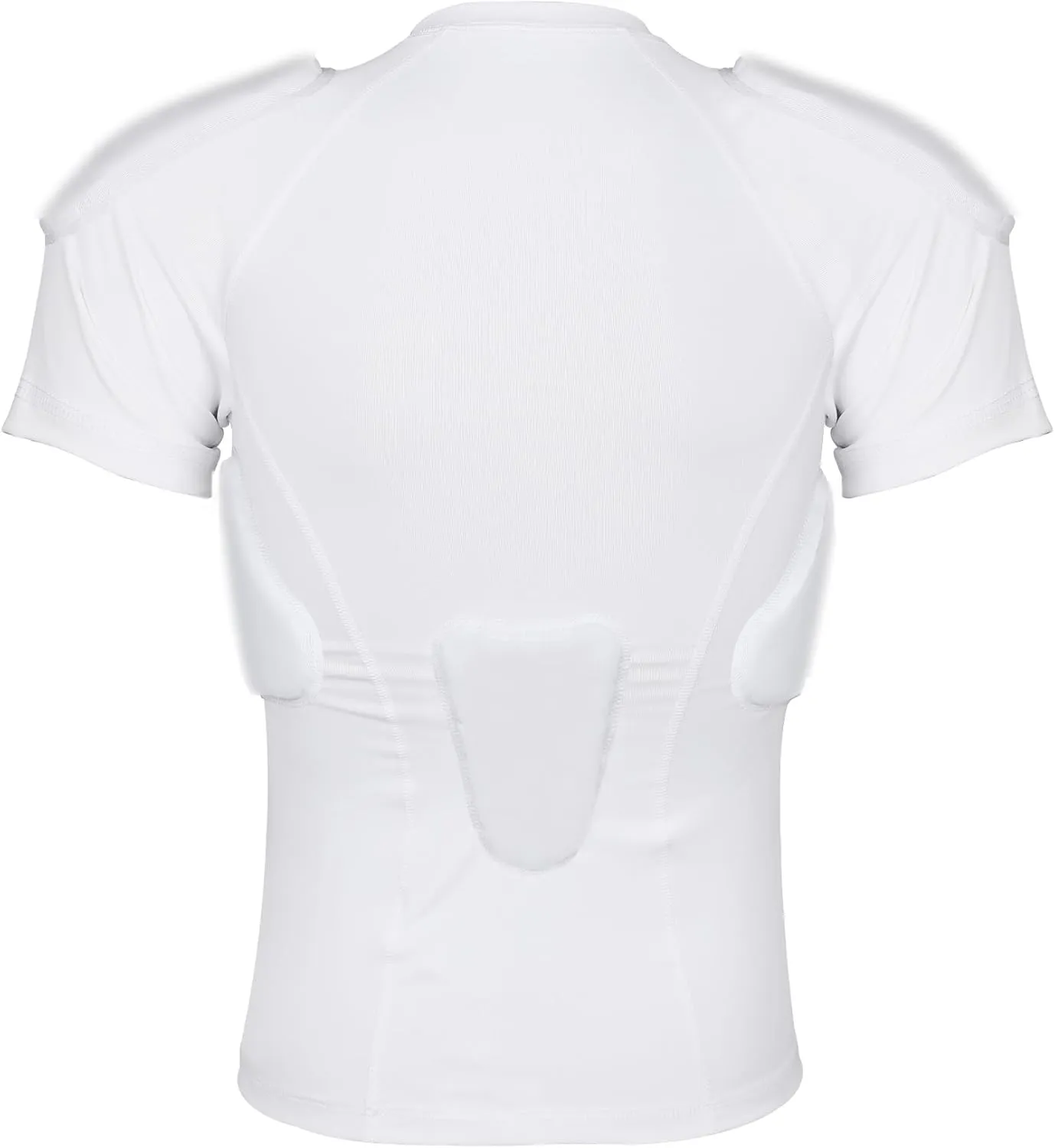 Youth Boys Football Rib Protector Padded Compression for Football Baseball Basketball Paintball Shirt