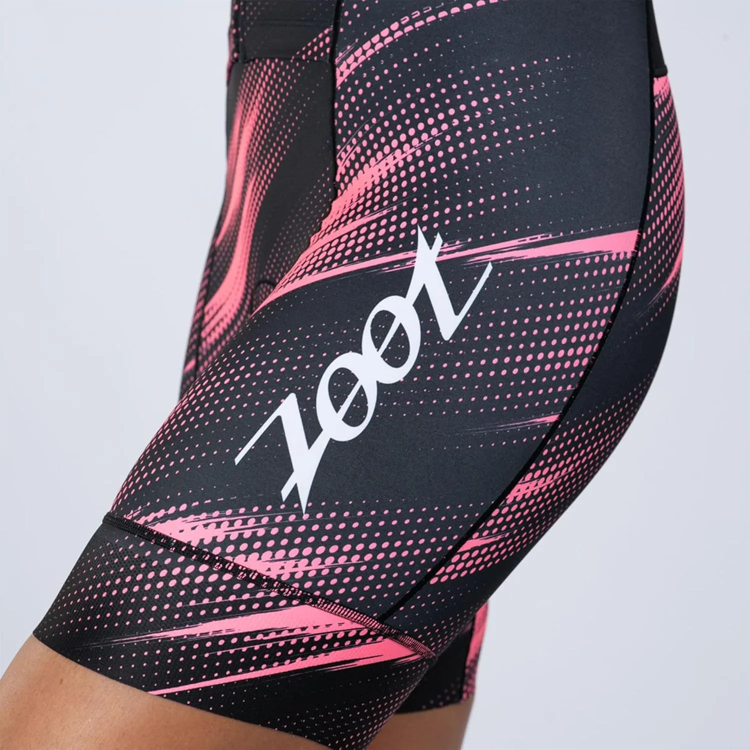 Zoot Women’s LTD Tri Aero Fz Racesuit, Short Sleeve Aerodynamic Cycle Race Swim Bike Run Tri Suit with Pockets UPF 50  Fabric